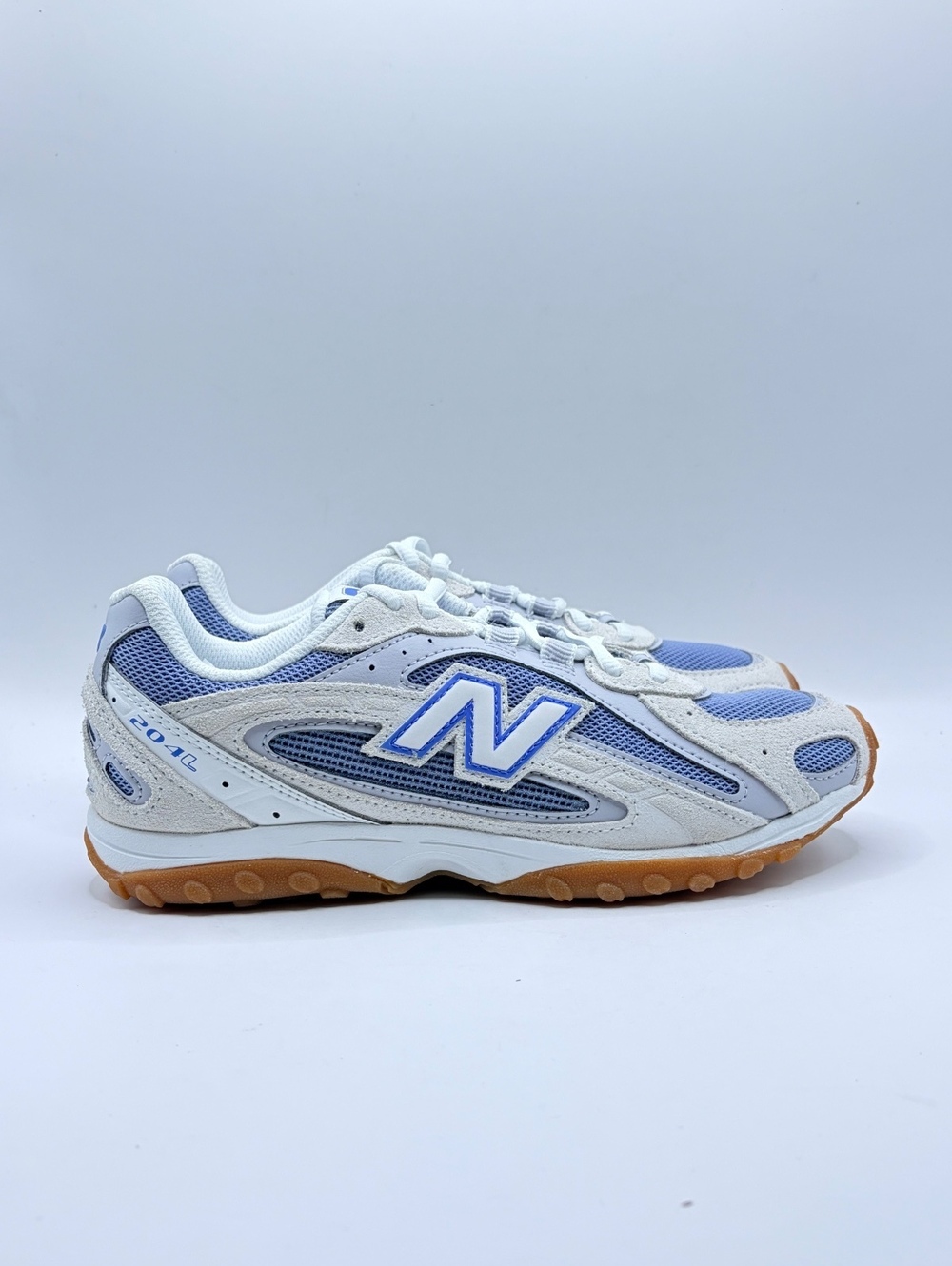 New Balance 204L Running Shoes Size 5.5 Womens Blue and White Mesh Sneakers